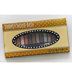 SAFFRON SIMPLY NUDE BOX PALETA 12 SOMBRAS BRILLO